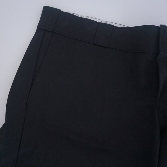 Dickies Black 744 Low Rise Straight Leg Wrinkle Resistant Work Pants Size 10R - Picture 9 of 13